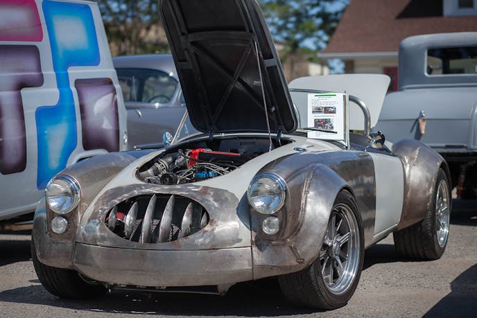 This 1958 MG MGA 1600 Roadster drew quite a crowd