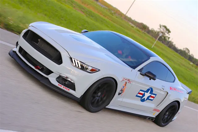 VMP Performance’s BJ McCarty acted as the project manager for the Track Attack build. He wanted to create a Mustang that looked fast and aggressive sitting still. He and the VMP team definitely pulled that off, but it looks really fast rolling down the road and its side-exit exhaust note even exudes the personality of discharging weapon.