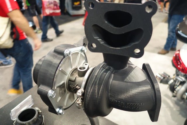 Here’s a closer look at the rapid prototype of Turbonetics forthcoming direct-replacement turbo for the Focus RS. Look for it to arrive in the spring.
