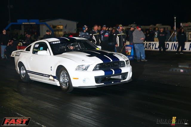 Long time Outlaw 10.5 racer Jason Enos is back behind the wheel again in his brand new 2012 Vortech blown GT500 Mustang. Jason currently sits #6 in X275 vs Hot Rod!