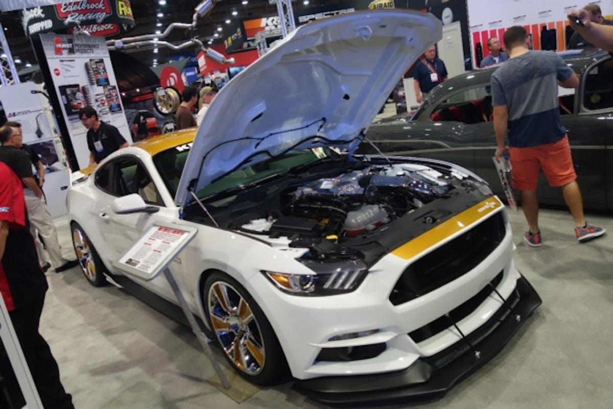 The 750-horsepower, 2017 Hurst-Kenne Bell Mustang made its official debut at The SEMA Show.