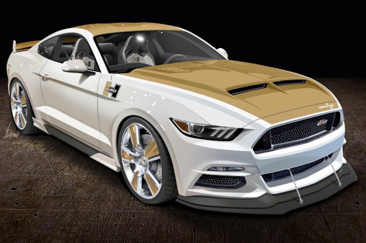 Larry Weiner takes car design seriously. He wants the real car to look exactly like the rendering (seen here) but better. As you can see from the original rendering, he definitely achieved that on this car. He went as far as to have Katzkin match the seats to those in this drawing. One difference between the rendering and the finished car is the gold accent atop the car, which was narrowed in back to match the accent on the rear wing.