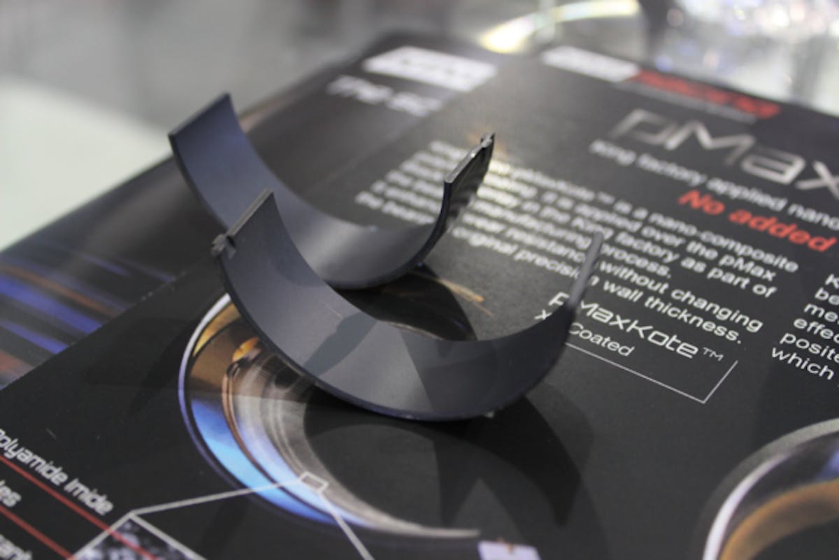 The all-new pMaxKote outer coating, which is being launched at SEMA for SBC and LS engines, with other makes and model of engine to follow.