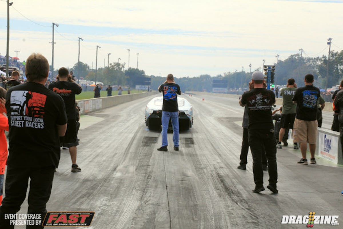 Mike Janis was unable to improve on last night 5.81 at 244 and sits second in Pro Mod.