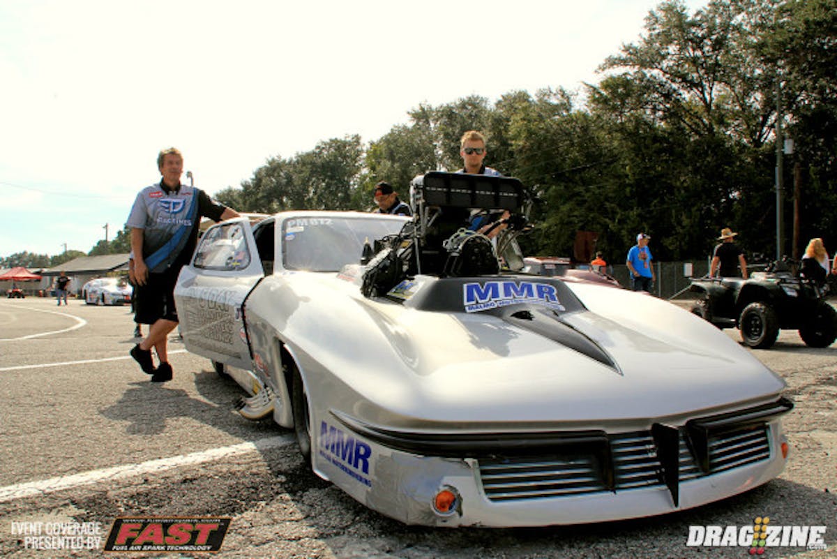 The qualifying oder of Pro Mod remained unchanged except for Adam Flamholc who advanced from fourth to second with another personal best run dipping into the 4.70's with a 4.786 at 238 MPH, just short of his earlier 244 MPH in round three.