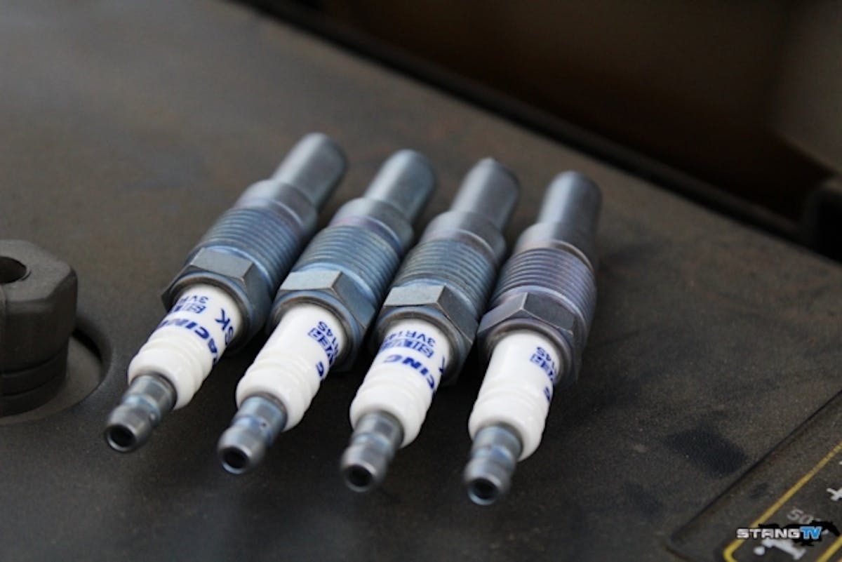 Our replacement spark plugs were Brisk Racing Silver spark plugs, PN 3VR14S from Brenspeed.