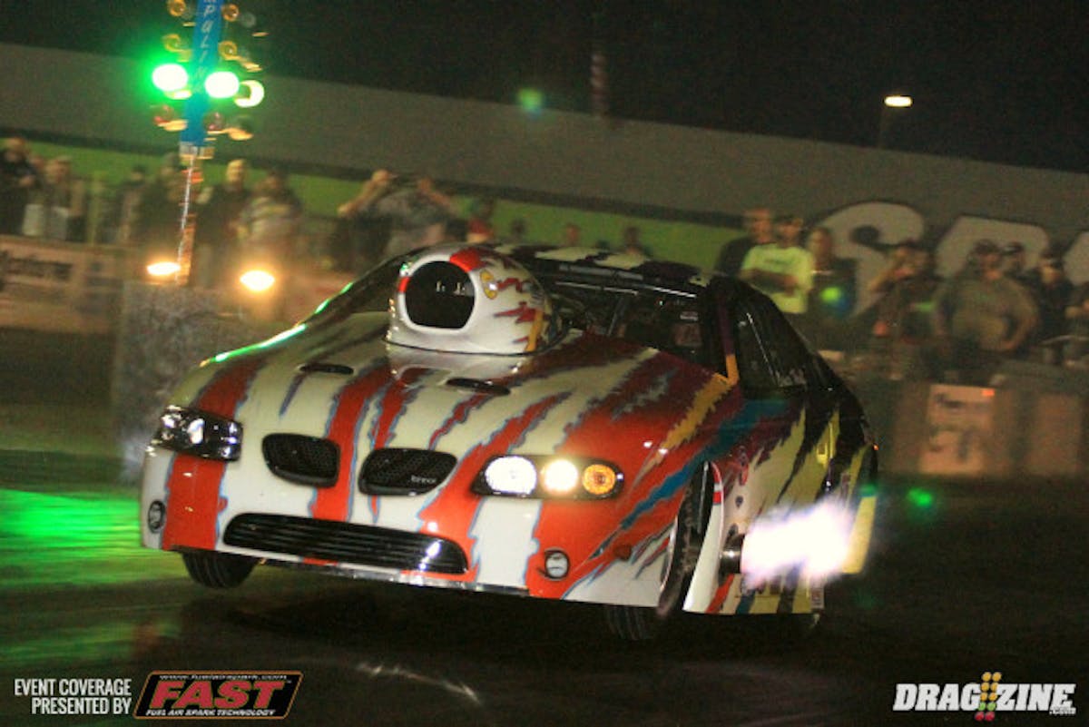 Top Sportsman came down to Bruce thrift and Piel Roja who were dialed a 4.10 and a 5.09 respectively. Thrift came away with the win over a foul start from Roja.