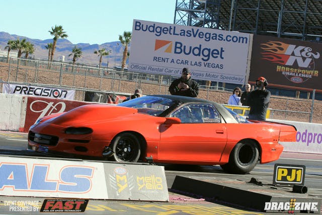 Roger Holder landed second in Morrow Brothers Radial vs the World with a 5.05 at 108 behind David Bevers' 66 El Camino with no cars getting good A to B runs this session of RVW.