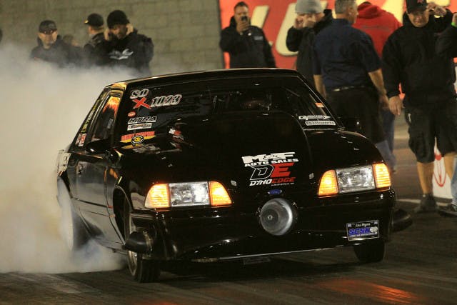 NMCA racer Chris Groves is one of several from the series here this weekend. He sits second in 275 Radial with a 4.57, moving up from tenth spot.