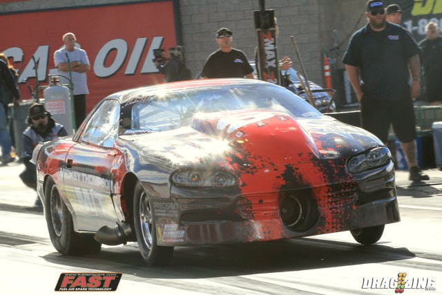 James Lawrence put together a 4.44 at 169 taking a round win over Josh Edwards' 73 Camaro.