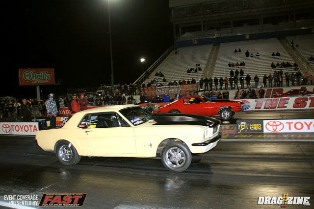 Procharger 235 Limited pit number two and three qualifiers together with Dan Dagata having lane choice in the final over Eric McEwan's 73 Camaro. Just .002 separated them at the tree with McEwen improving on his previous run to a 5.590 at 128.91 takign the win and Dagata slowing a bit to a 5.619 at 126.14 for the runner up finish.