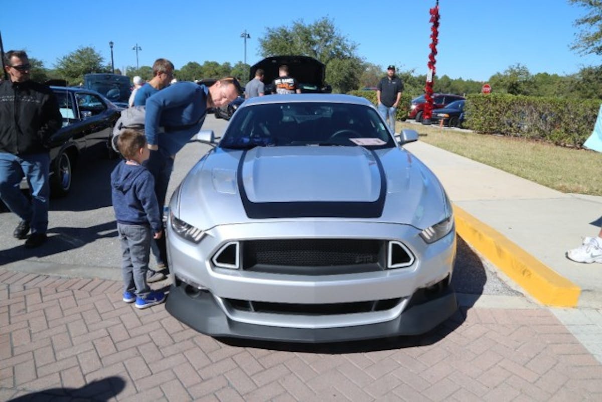Vaughn Gittin Jr.’s Mustang RTR team was on hand with our friends at Sarasota Ford’s 707 Performance showing off this silver Spec 2 RTR.