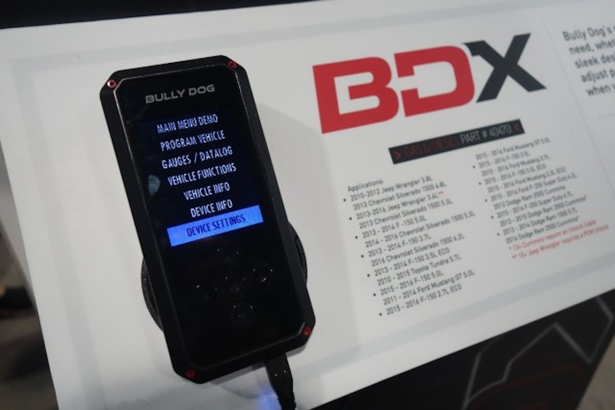 The new Bullydog BDX tuner is compatible with the same Advantage III custom tuning software used by it SCT cousins, but it streamlines the tuning process by using Wi-Fi and the cloud.