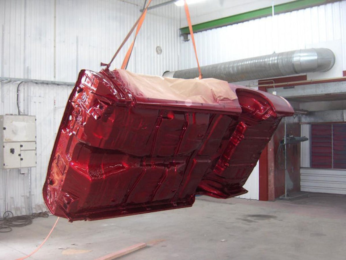 Body painted at Osby Billack