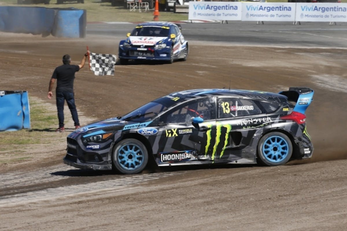 Andreas Bakkerud closed out a highly successful campaign in the Hoonigan Racing Division Focus RS RX by winning the final race of the year. He even took home the Monster Energy Super Charge thanks to his strong start of the line in the finals.