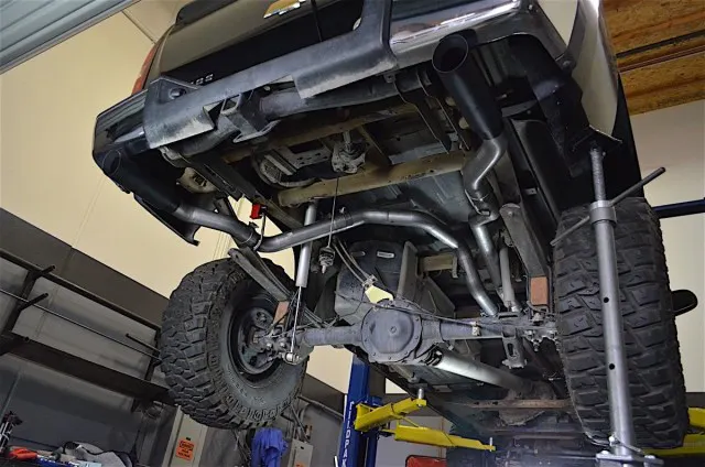 Once all the pieces are fitted and adjusted, tighten all the clams down. 