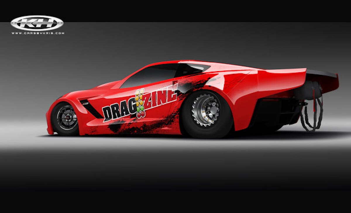 JamesLawrenceC7Dragster_Rear