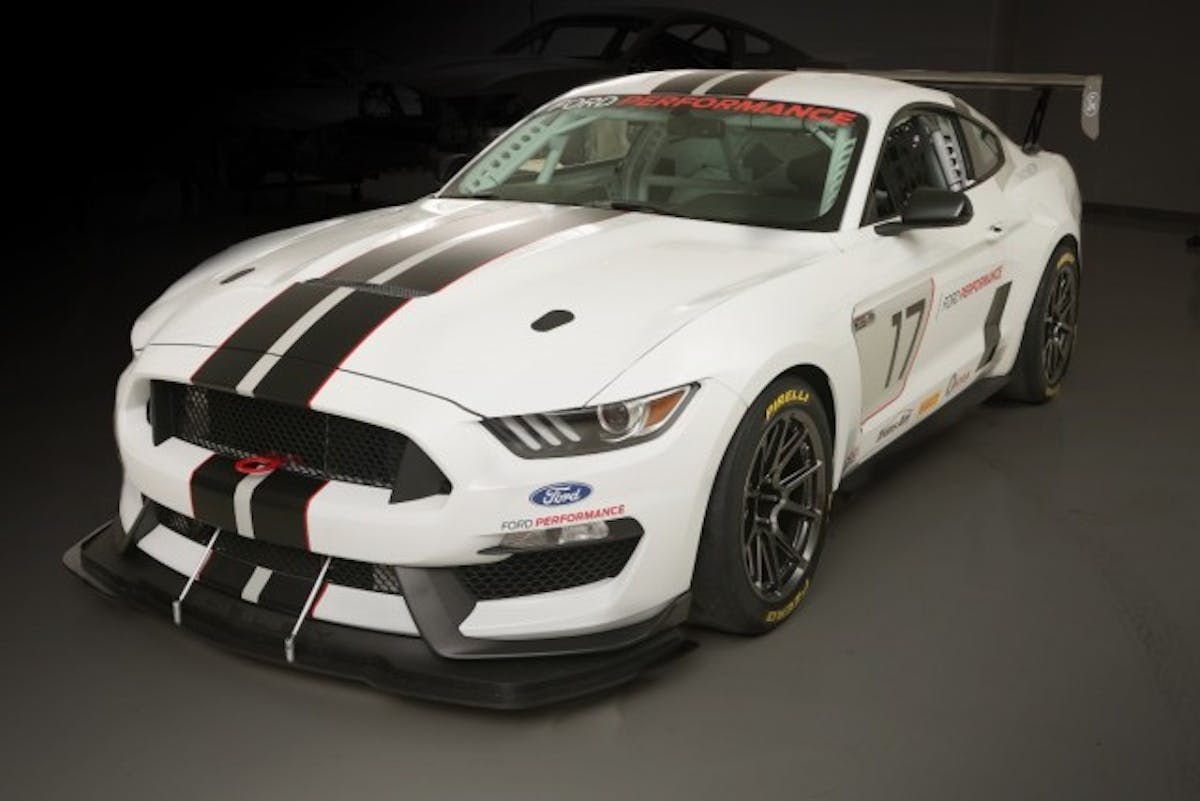 If you’d love to race a new Shelby, but you don’t want to take chances with a collectible, Ford Performance has a new turnkey Mustang for you—the Shelby FP350S. (Photo Credit: Ford Performance)