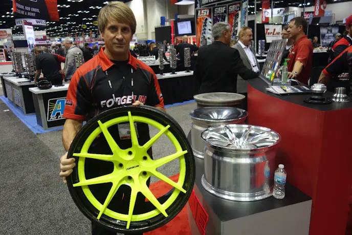 Forgeline Motorsports also partnered with EMERGENT Carbon Wheels to develop these cutting-edge Carbon+Forged wheels, including CF202. These wheels are awesome, but Forgeline’s President David Schardt told us they will run you about $15,000 per set.