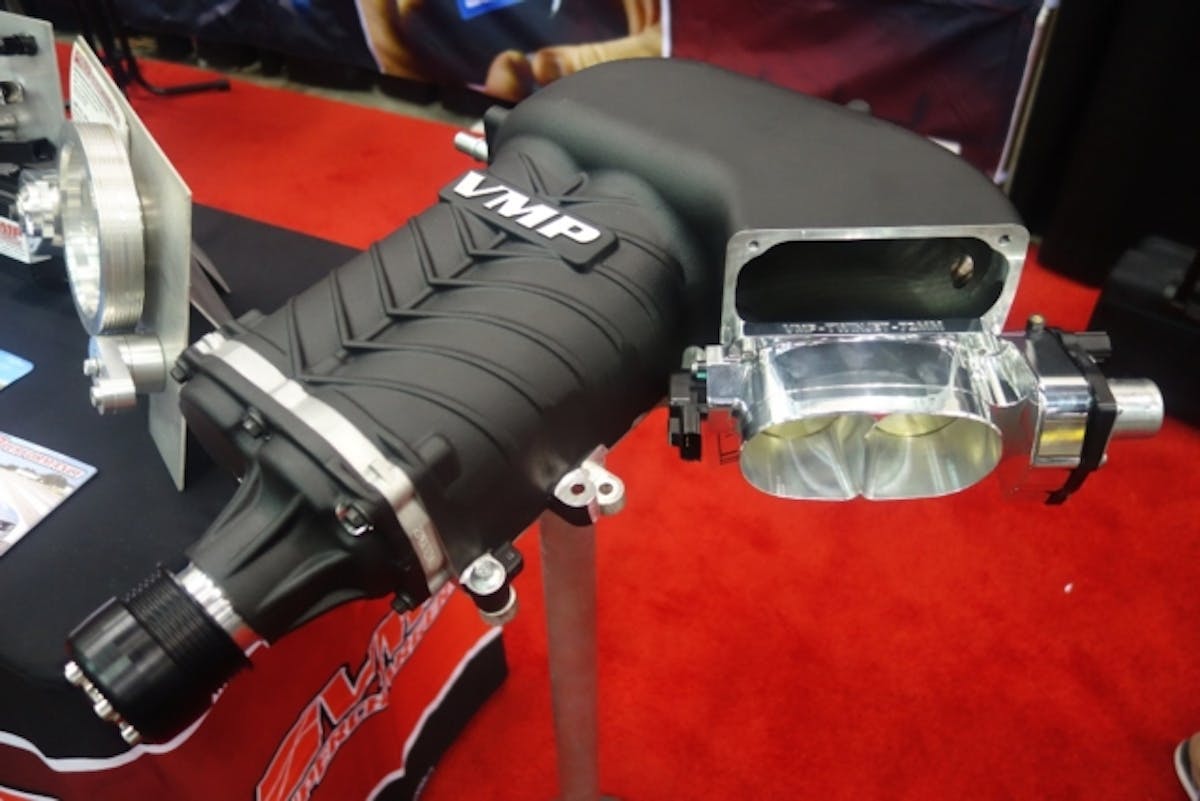 VMP Performance further refined the airflow of its TVS supercharger with the Gen2R. We will have a more detailed look at this unit in the near future.