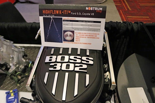 Among many applications available, the '11-'17 5.0-liter Coyote V8 was a popular choice for Nostrum.