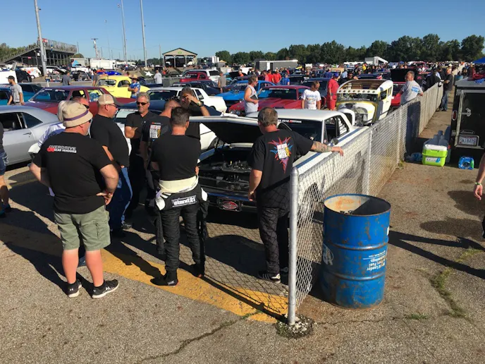 It was close, but Larry made it to the start of Drag Week In Columbus, Ohio.