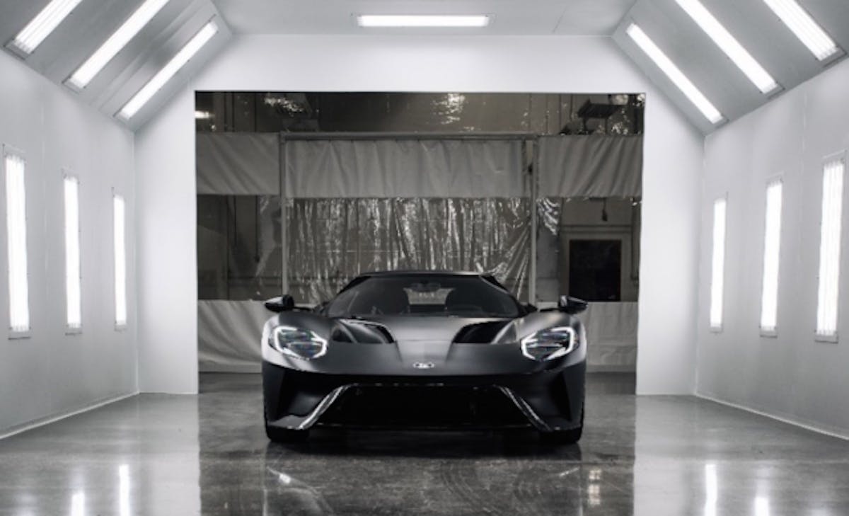 Ford GT production began today at the low-volume assembly facility at Multimatic in Markham, Ontario, Canada. (Photo Credit: Ford)