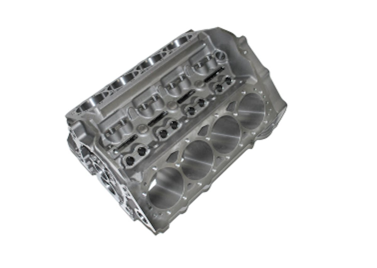 Erson PBM World B2C   Motown Pro Light Weight SBC Iron Block   9.025  Deck  4.120  Bore  BBC Cam  .904 Lifters  350 Mains  Nodular Caps