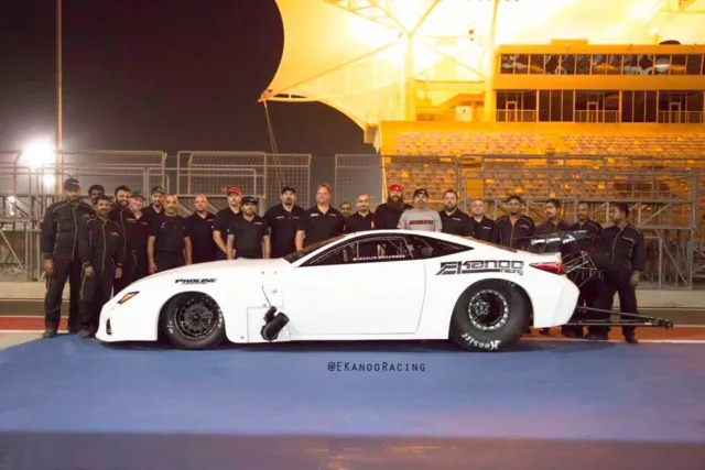 The multi-talented team at the EKanoo Racing Factory along with the newest bad boy in the camps, the Lexus RCF.