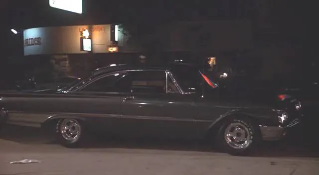 My favorite car in the movie - the 1961 Ford Galaxie Starliner.