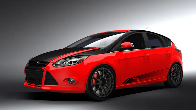 Customized 2012 Ford Focus by Steeda