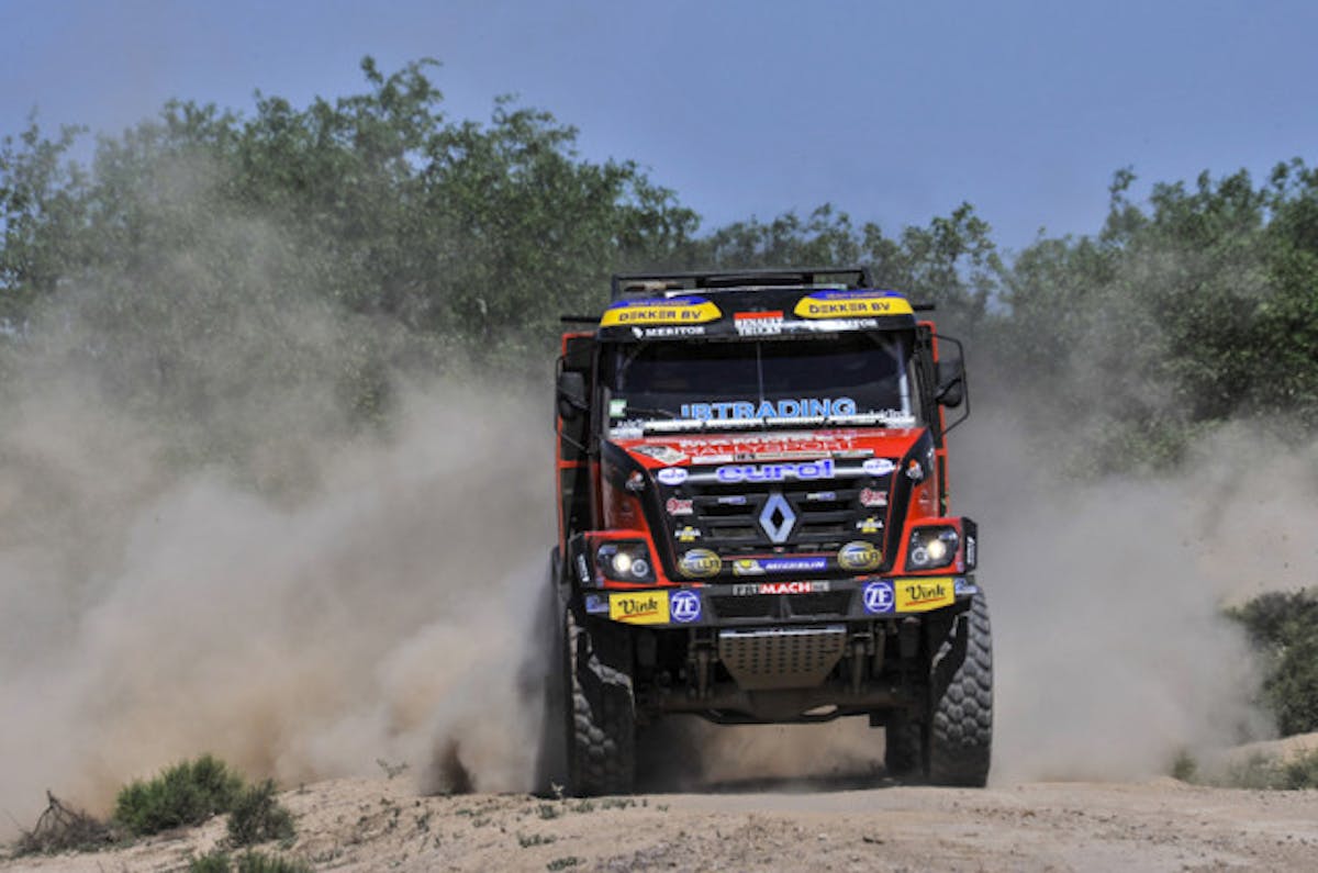 506 VAN DEN BRINK MARTIN (nld) KOZLOWSKY DANIEL (cze) BLANKESTIJN MARCEL (nld) RENAULT TRUCKS MAMMOET-RIWALD RALLYSPORT action during the Dakar 2017 Paraguay Bolivia Argentina, Etape 2 - Stage 2, Resistencia - San Miguel de Tucuman on January 3, 2017 in Argentina - Photo DPPI