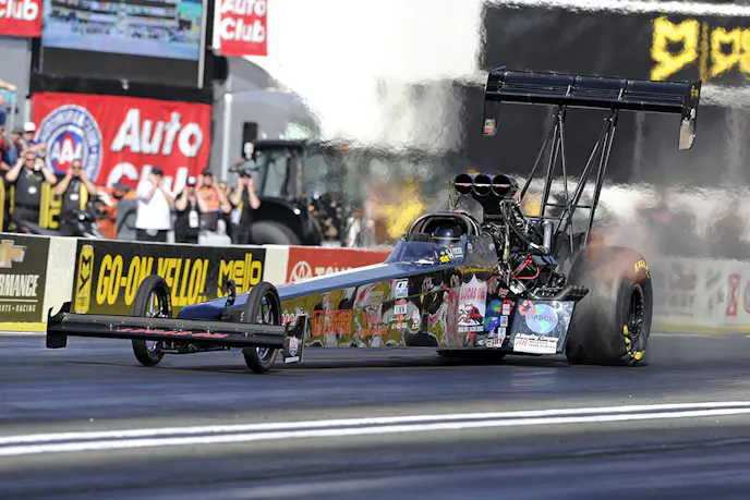 Top Fuel racer Scott Palmer, the former