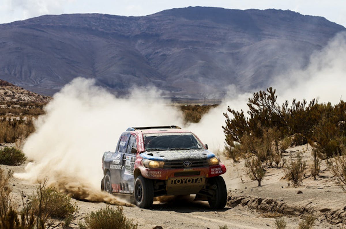 305 ROMA NANI - HARO BRAVO ALEX - OVERDRIVE TOYOTA TOYOTA HILUX action during the Dakar 2017 Paraguay Bolivia Argentina , Etape 4 - Stage 4,  San Salvador de jujuy - Tupiza ,  January 5 - Photo Frederic Le Floc'h / DPPI