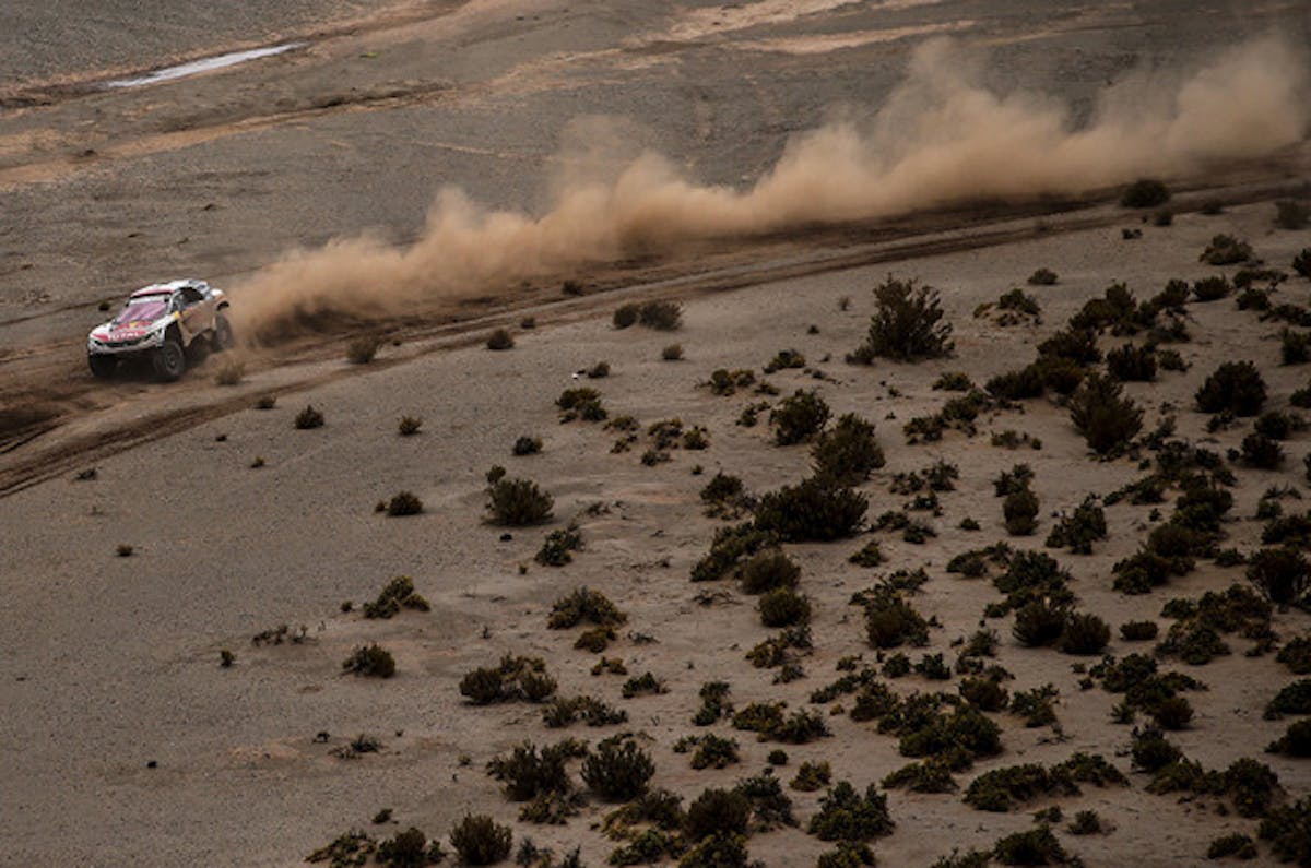 307 DESPRES CYRIL (fra) CASTERA DAVID (fra) PEUGEOT TEAM PEUGEOT TOTAL 3008 DKR action during the Dakar 2017 Paraguay Bolivia Argentina , Etape 5 - Stage 5, Tupiza - Oruro ,  January 6 - Photo DPPI