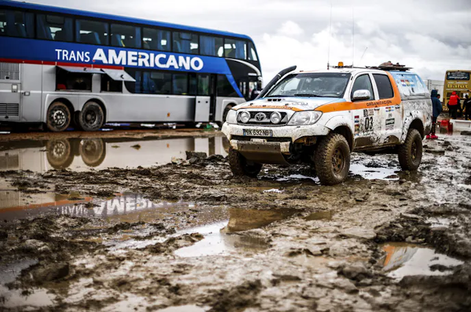 Ambiance during the Dakar 2017 Paraguay Bolivia Argentina, Etape 6 - Stage 6, Oruro - La Paz on January 7, 2017 in Bolivia - Photo Frederic Le Floc'h / DPPI