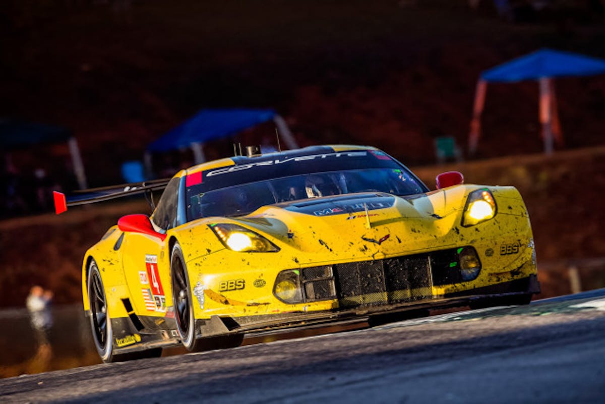 The #4 Chevrolet Corvette Racing C7.R,
