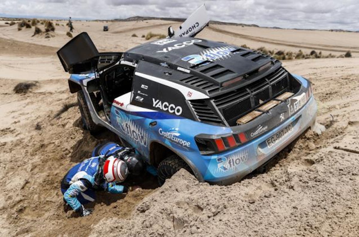 Romain Dumas had a rough did not catch a break in Stage 7. He finished in 27th place in the stage.