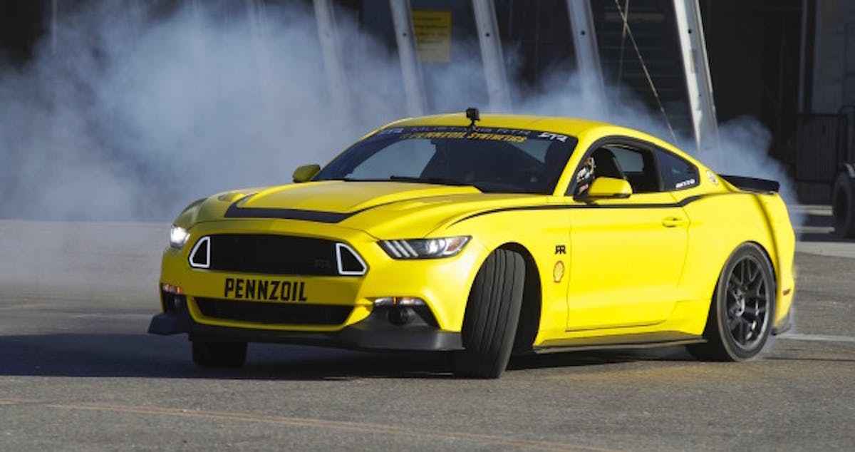Vaughn Gittin Jr. was invited to kill some tires at WestWorld of Scottsdale to help promote the upcoming Barrett-Jackson auction. In the process he burned up 360,000 miles of Nitto tires!