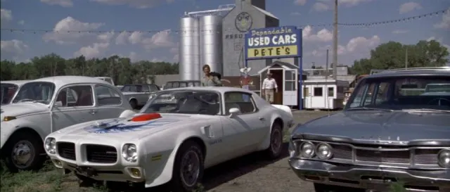 Lightfoot's new steed, a 1973 Pontiac Trans Am 455.