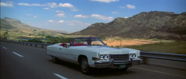 Thunderbolt's purchase: a 1973 Cadillac Eldorado convertible.