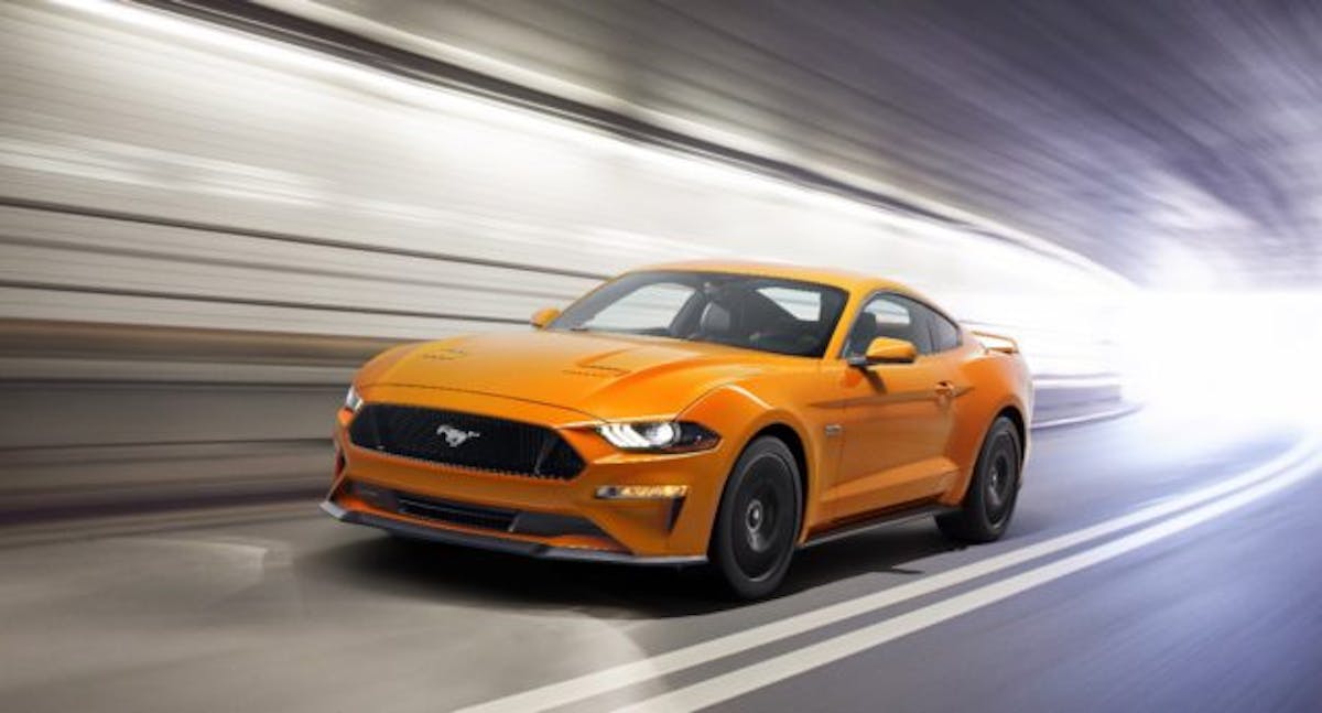 Along with the new look there are 12 available wheel options and some new exterior colors, including the signature color, Orange Fury. (Photo Credit: Ford Motor Company)