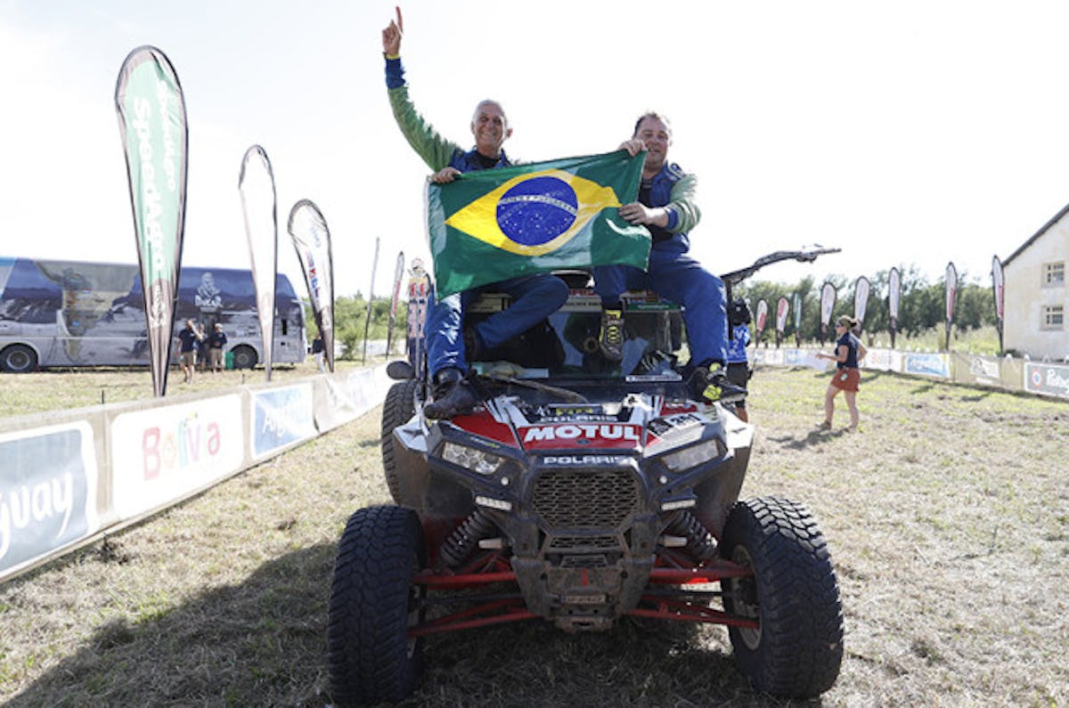 351 TORRES LEANDRO (bra) ROLDAN LOURIVAL (bra) POLARIS XTREMEPLUS/POLARIS RACING INTERNATIONAL AMBIANCE during the Dakar 2017 Paraguay Bolivia Argentina , Etape 12 - Stage 12, Rio Cuarto - Buenos Aires,  January 14 - Photo Florent Gooden / DPPI
