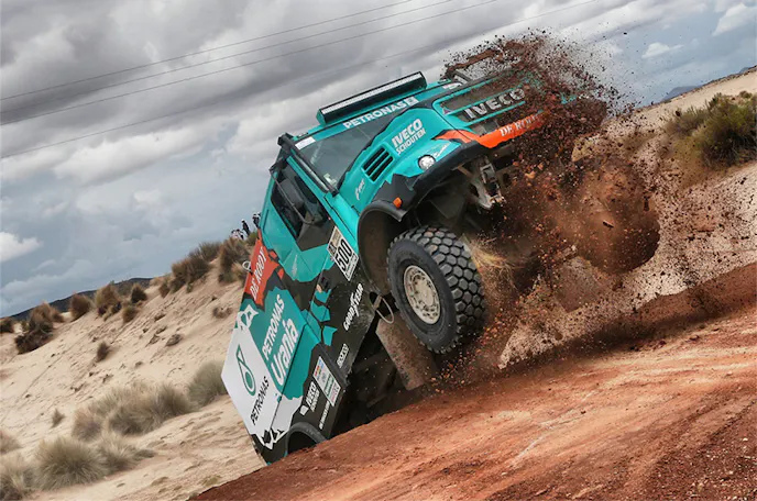 500 DE ROOY GERARD (nld) TORRALLARDONA MOISES (esp) RODEWALD DAREK (pol) IVECO PETRONAS TEAM DE ROOY IVECO action during the Dakar 2017 Paraguay Bolivia Argentina, Etape 7 - Stage 7, La Paz - Uyuni on January 9, 2017 in Bolivia - Photo A Lavadinho / @World / ASO