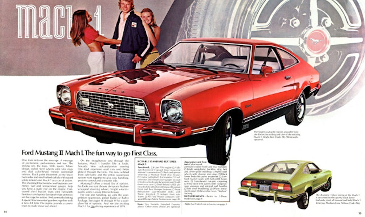 Though it was the 6th-best-selling Mustang of all time, the 1974 model was the first and last time the V6 played a starring role.