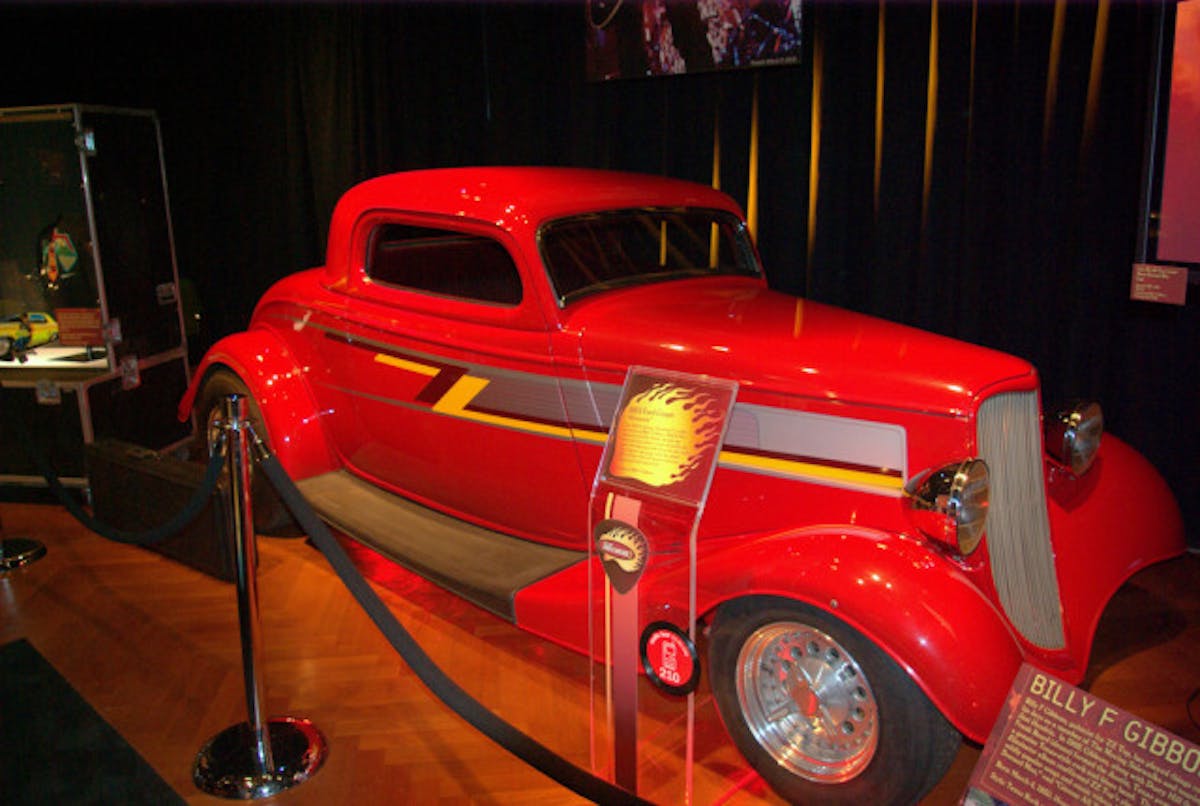 Kenny's graphic design for the ZZ Top "Elininator" coupe.