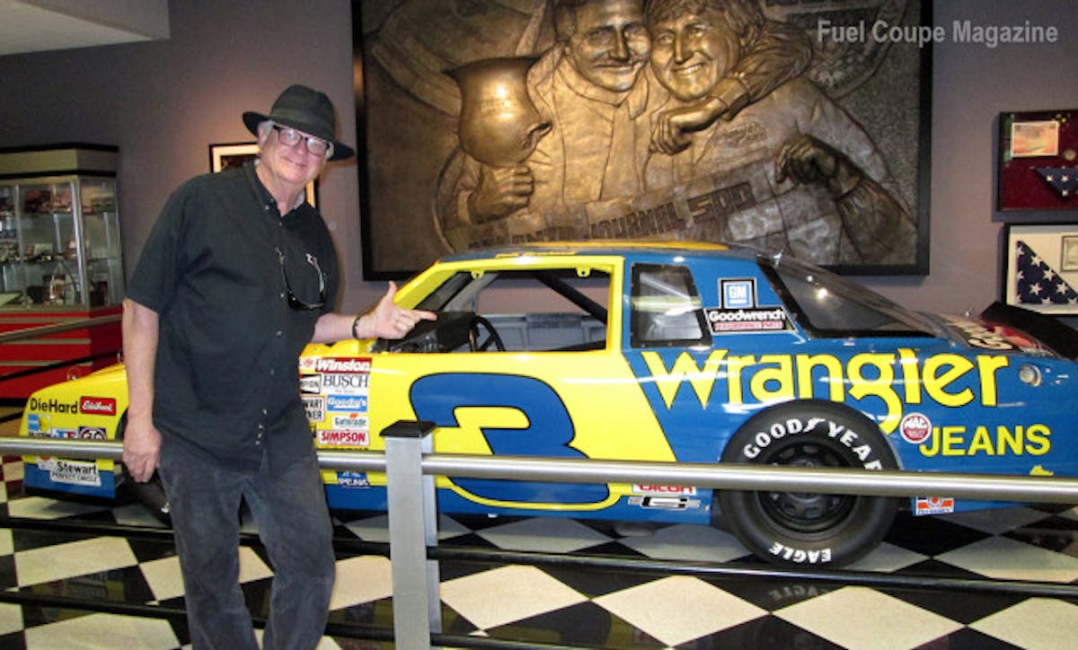 Kenny's graphic design for Dale Earnhardt's "Wrangler Monte Carlo", and what would become the most recognizable numeral in history.