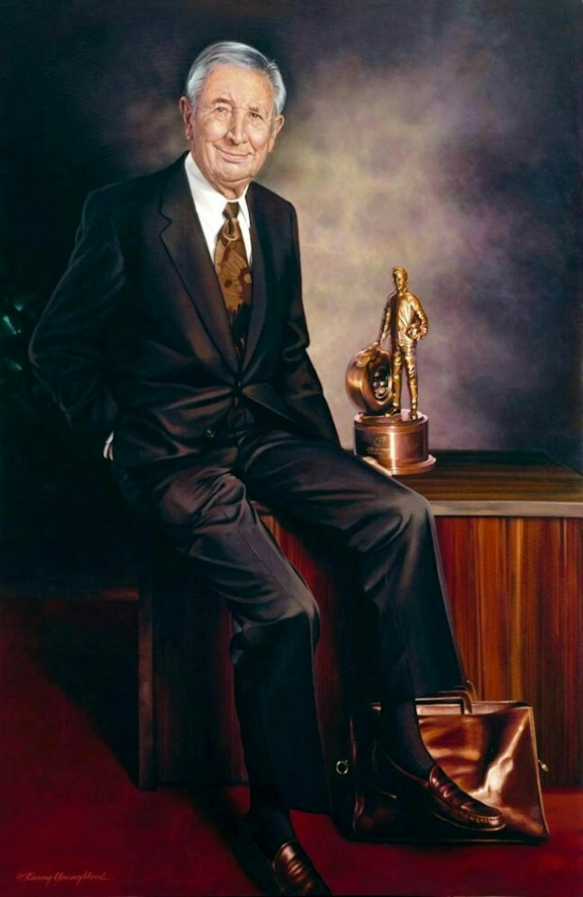 A corporate portrait of NHRA founder Wally Parks.