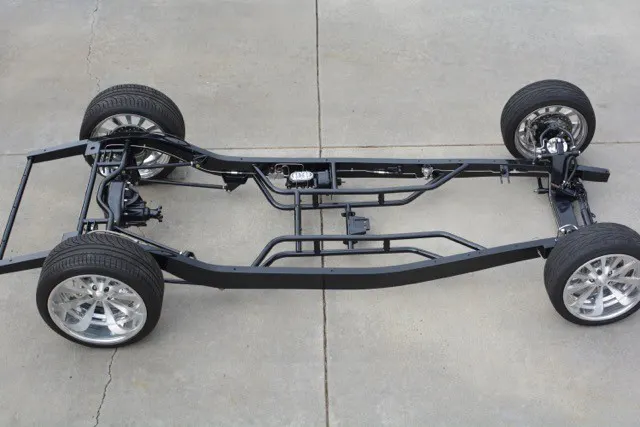 After the vehicle was test driven for a few months, Coria then took it all apart again to paint, powder coat and finish building the necessary custom parts.