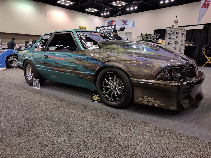 Comp Series Hammer wheels on Shawn Pevlor's Mustang.